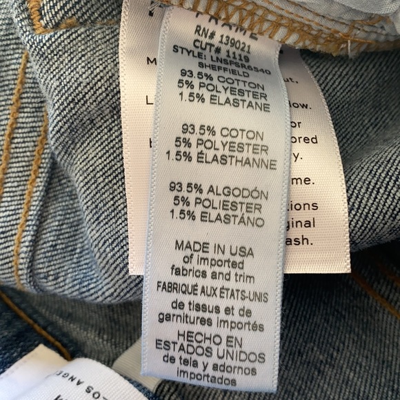 EUC Frame Le Nouveau Straight Split Ankle  23 - Picture 10 of 11